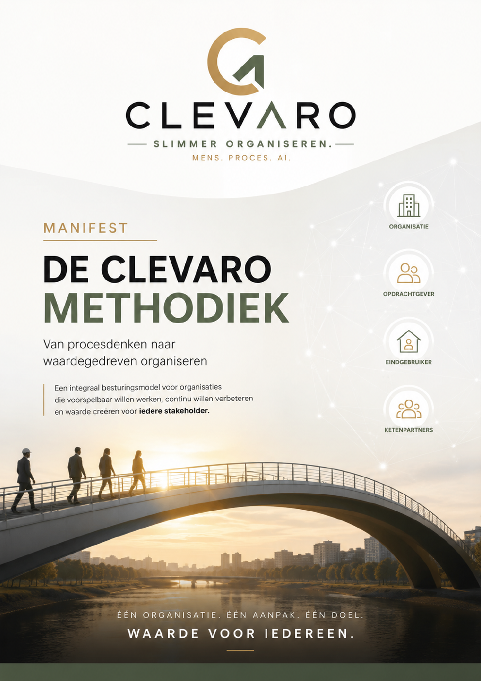 Cover van het manifest De Clevaro Methodiek